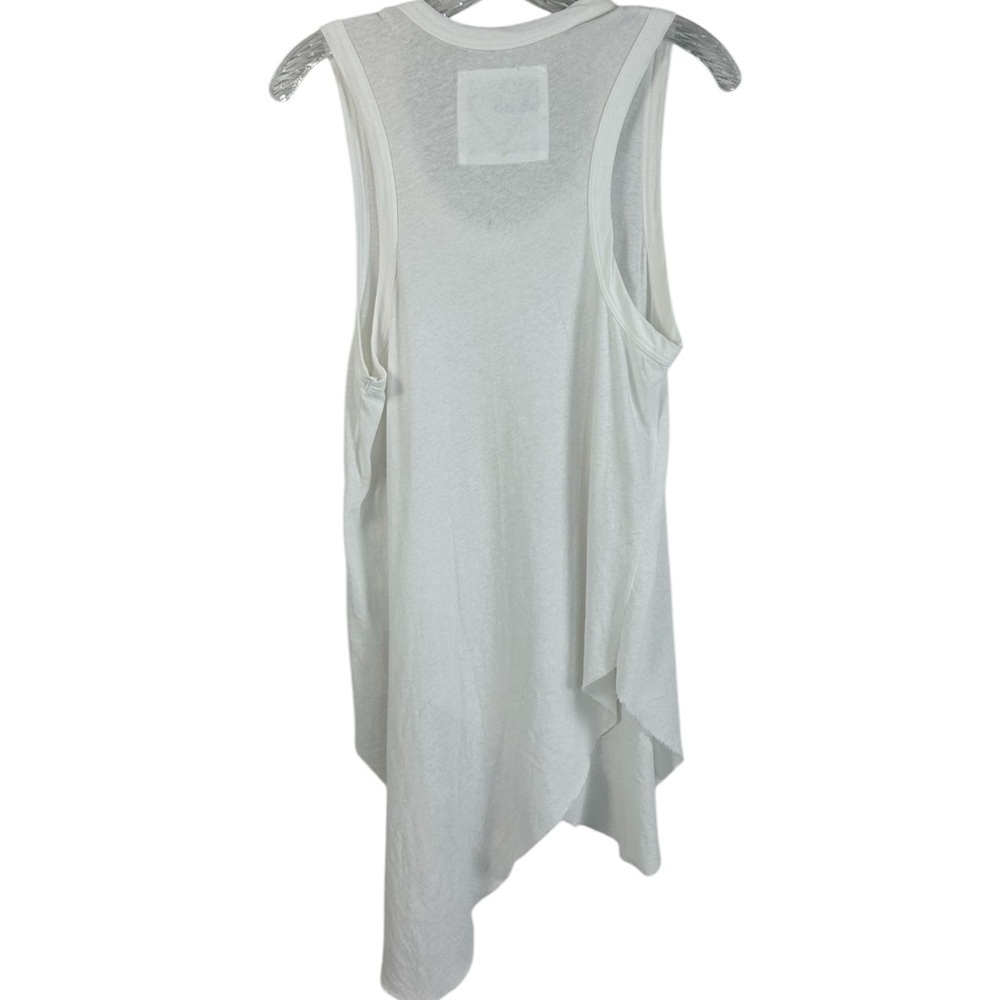 Frank & Eileen Tee Lab White High Low Tank Top Yoga Women's X-Small Read - Picture 6 of 14